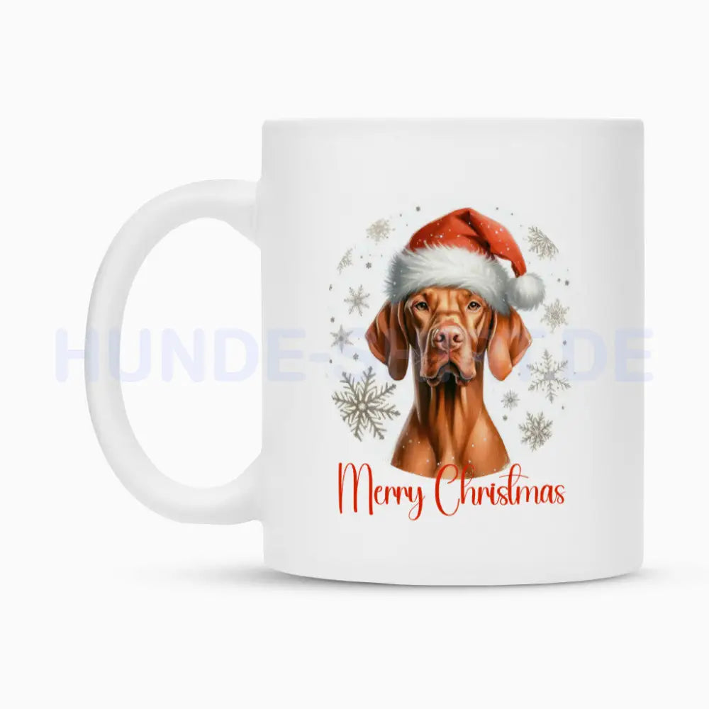 Tasse "Vizsla - Merry Christmas" – hunde-shirt.de