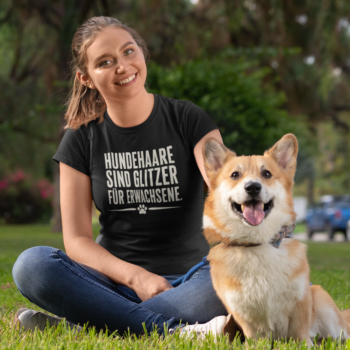 HUNDEHAARE SIND GLITZER...
