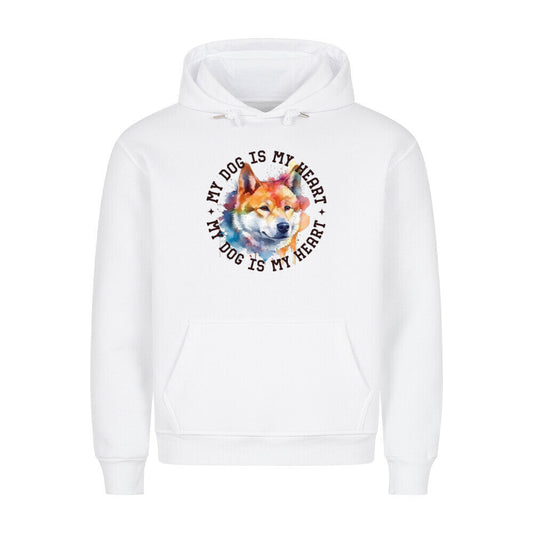 Premium Hoodie "AKITA INU" Weiß – hunde-shirt.de
