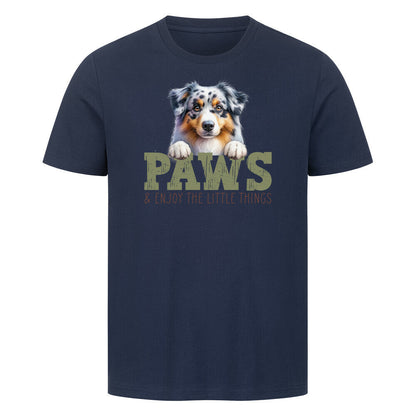 Premium T-Shirt "Australian Shepherd" French Navy – hunde-shirt.de