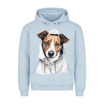 Premium Hoodie "Hooded Jack Russell Terrier" Babyblau – hunde-shirt.de