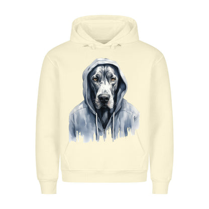 Premium Hoodie "Hooded Dogge" Beige – hunde-shirt.de