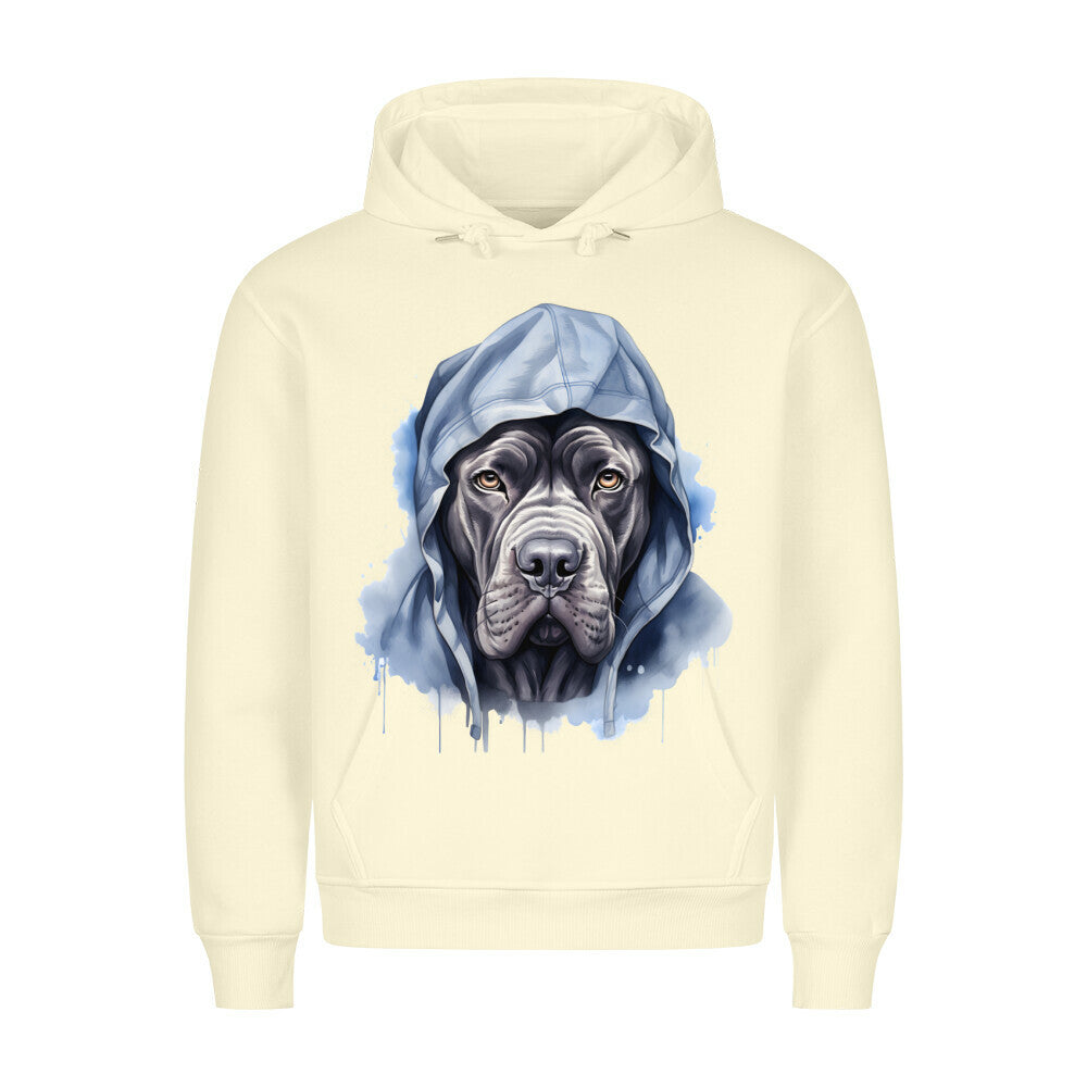 Premium Hoodie "Hooded Cane Corso" Beige – hunde-shirt.de