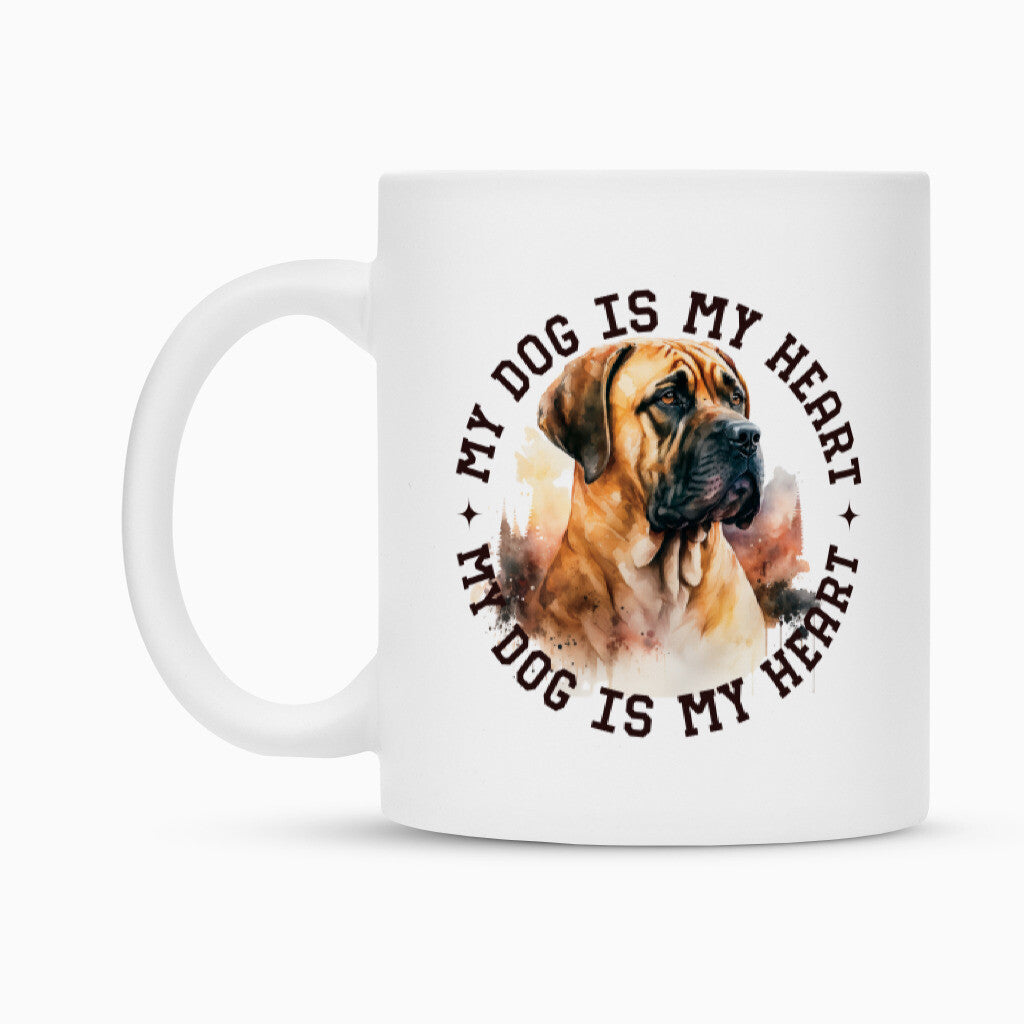 Tasse "Boerboel HEART" – hunde-shirt.de