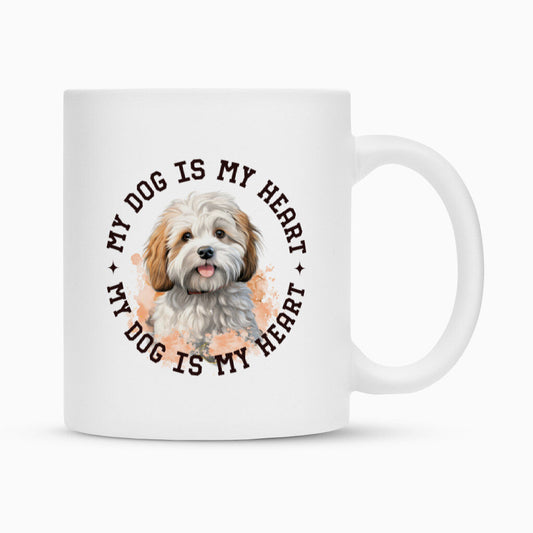 Tasse "Bologneser HEART" Weiß – hunde-shirt.de