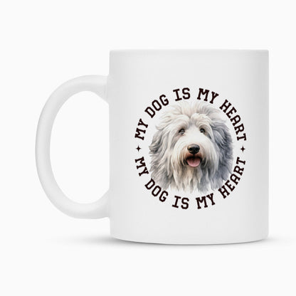 Tasse "Bobtail HEART" – hunde-shirt.de