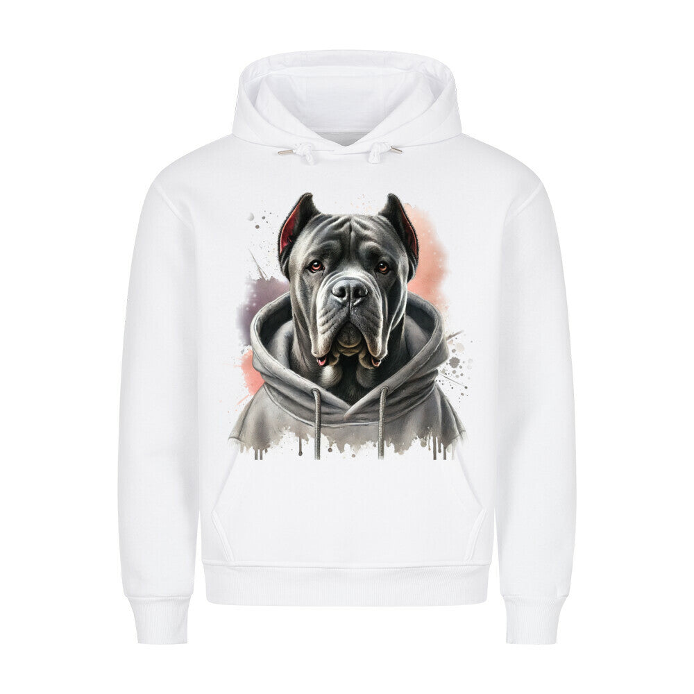 Premium Hoodie "Cane Corso" Weiß – hunde-shirt.de