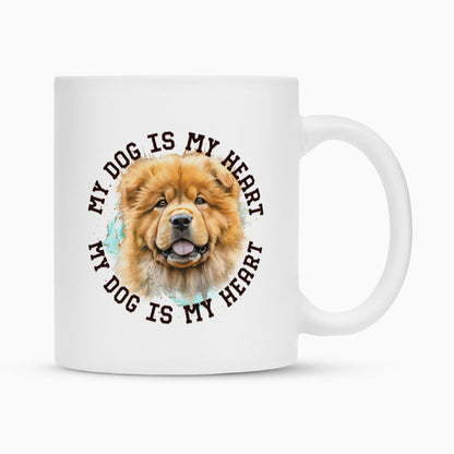 Tasse "Chow-Chow" Weiß – hunde-shirt.de