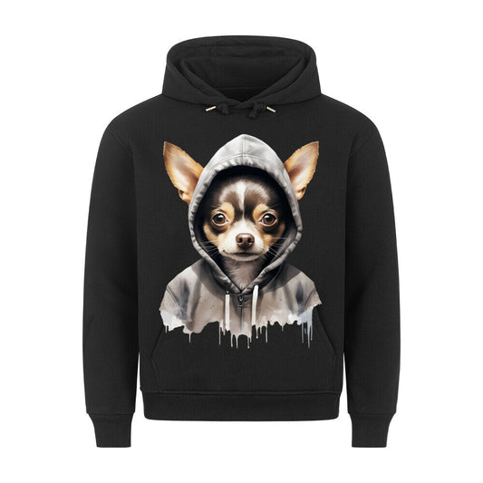 Premium Hoodie "Chihuahua Kurzhaar" Schwarz – hunde-shirt.de