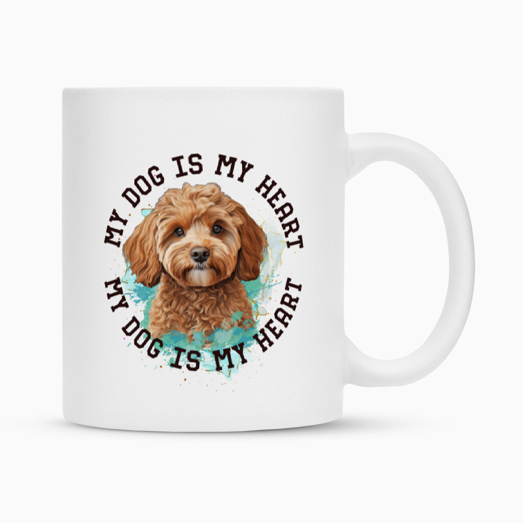 Tasse "Cavapoo" Weiß – hunde-shirt.de