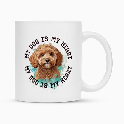 Tasse "Cavapoo" Weiß – hunde-shirt.de