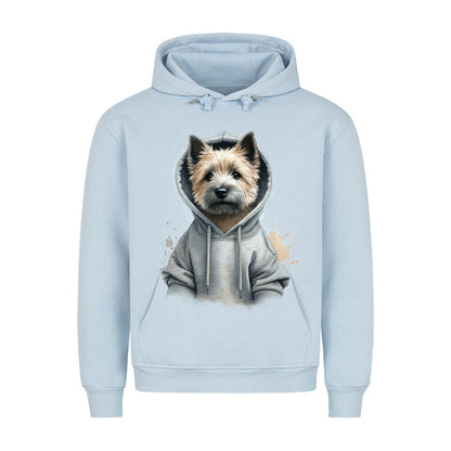 Premium Hoodie "Hooded Cairn Terrier" Babyblau – hunde-shirt.de
