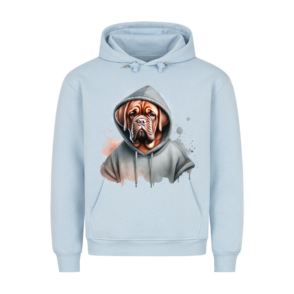 Premium Hoodie "Hooded Bordeauxdogge! Babyblau – hunde-shirt.de