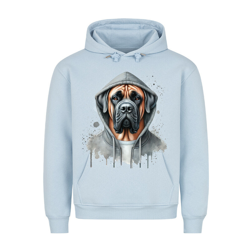 Premium Hoodie "Hooded Boerboel" Babyblau – hunde-shirt.de