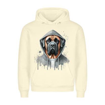 Premium Hoodie "Hooded Boerboel" Beige – hunde-shirt.de