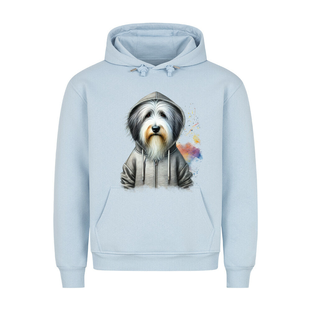 Premium Hoodie "Hooded Bobtail" Babyblau – hunde-shirt.de