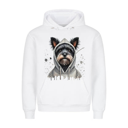 Premium Hoodie "Hooded Affenpinscher" Weiß – hunde-shirt.de