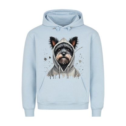 Premium Hoodie "Hooded Affenpinscher" Babyblau – hunde-shirt.de