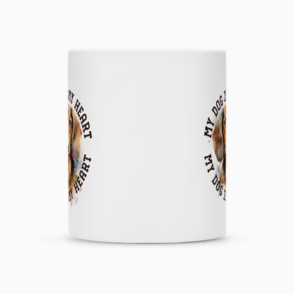 Tasse "Langhaar Dackel HEART" – hunde-shirt.de