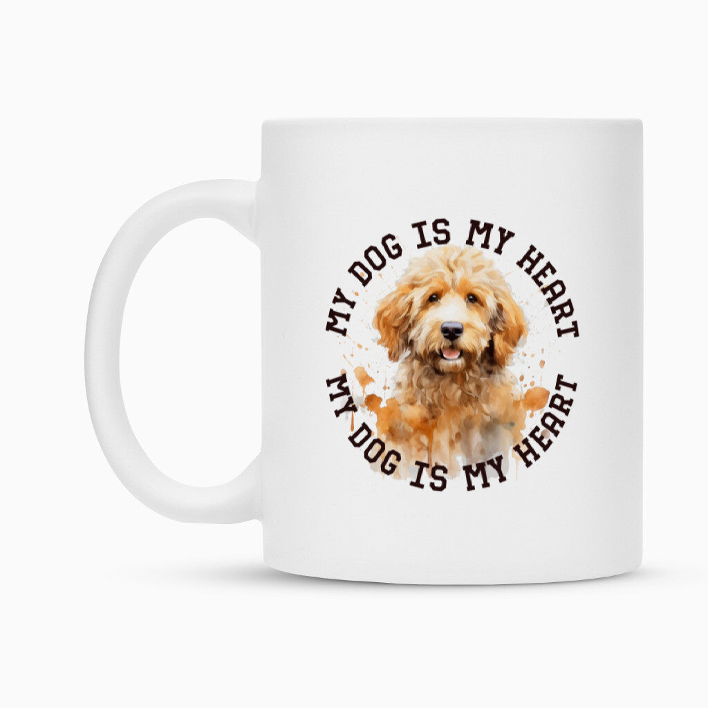 Tasse "Golden Doodle HEART" – hunde-shirt.de
