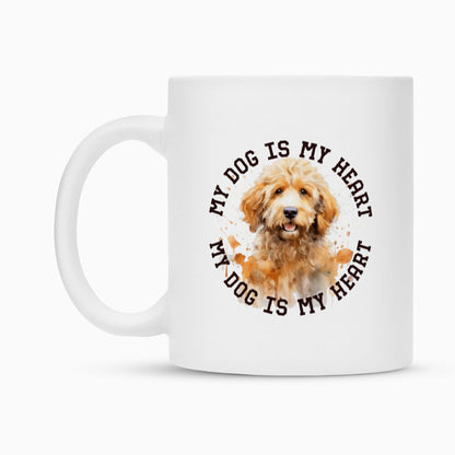 Tasse "Golden Doodle HEART" – hunde-shirt.de