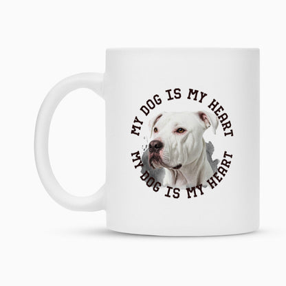 Tasse "Dogo Argentino HEART" – hunde-shirt.de