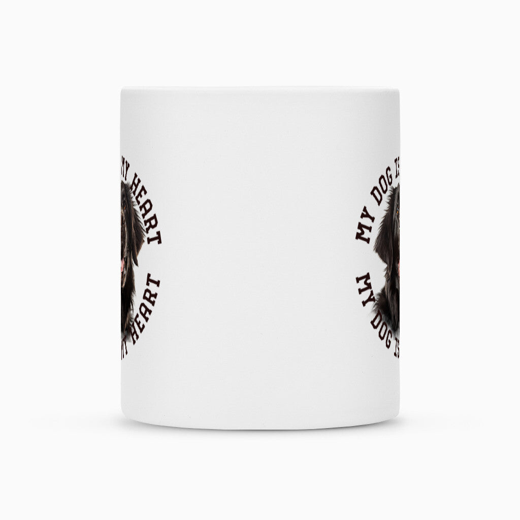 Tasse "Flat Coated Retriever HEART" – hunde-shirt.de