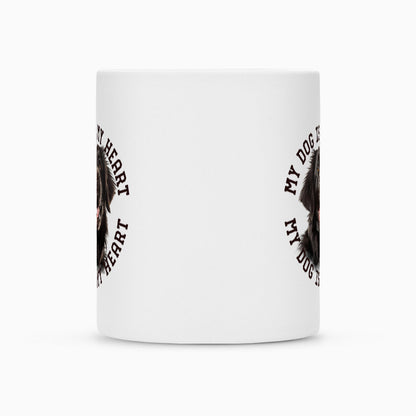 Tasse "Flat Coated Retriever HEART" – hunde-shirt.de