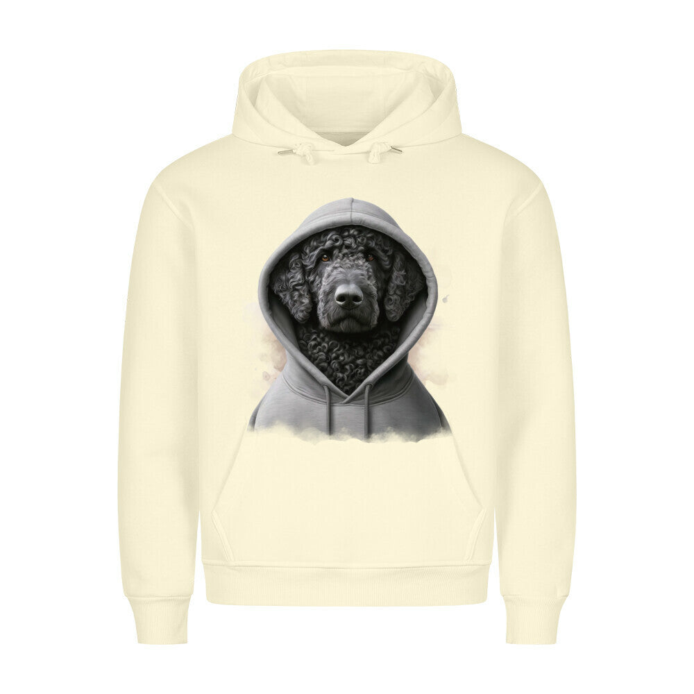 Premium Hoodie "Curly Coated Retriever Hooded" Beige – hunde-shirt.de