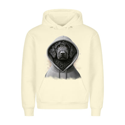 Premium Hoodie "Curly Coated Retriever Hooded" Beige – hunde-shirt.de