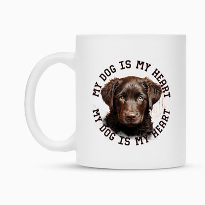 Tasse "Curly Coated Retriever HEART" – hunde-shirt.de