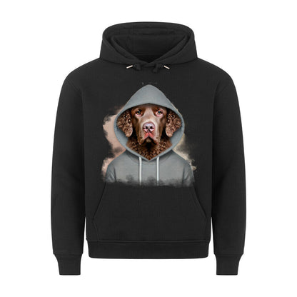 Premium Hoodie "Chesapeake Bay Retriever Hooded" Schwarz – hunde-shirt.de