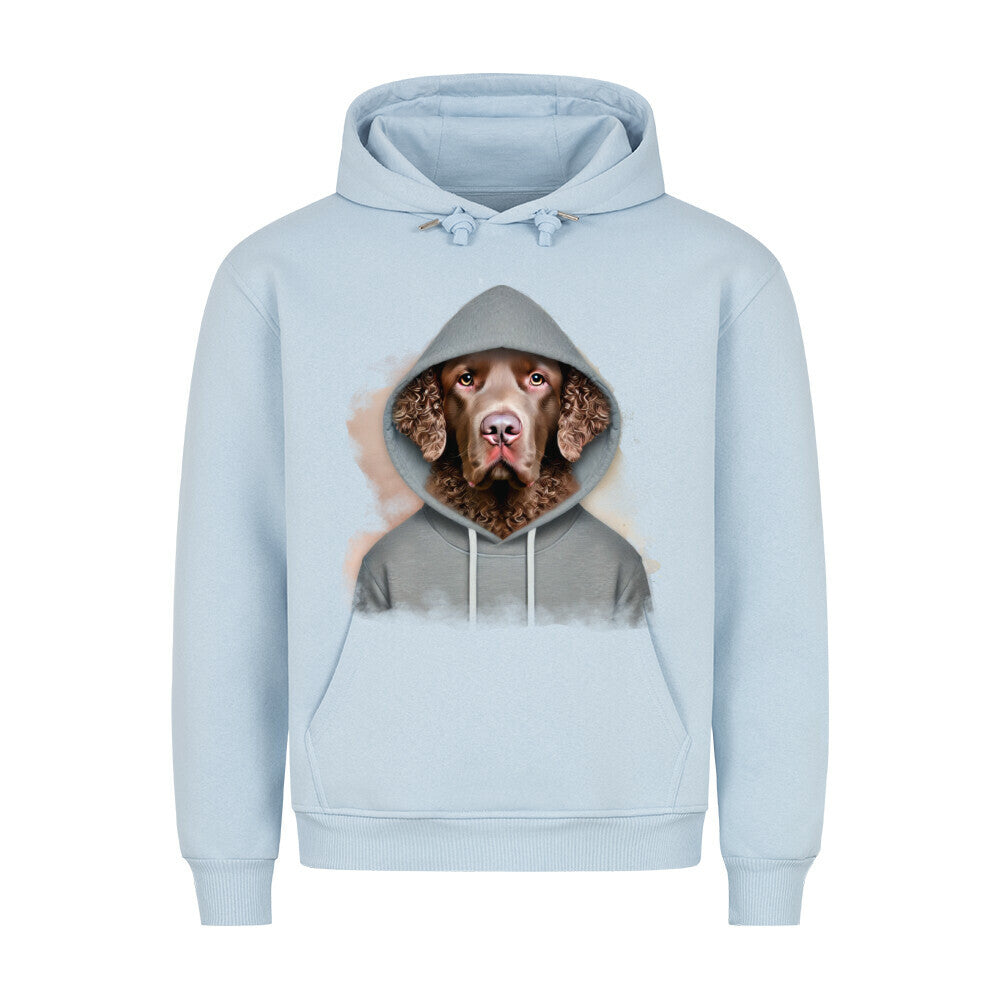 Premium Hoodie "Chesapeake Bay Retriever Hooded" Babyblau – hunde-shirt.de