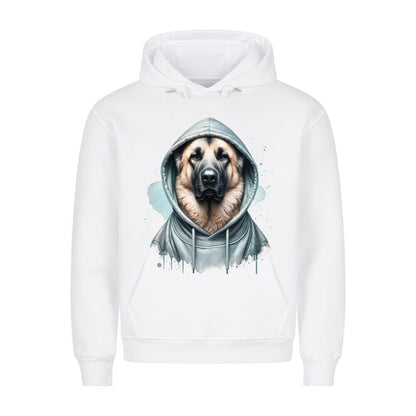Premium Hoodie "Kangal grau Hooded" Weiß – hunde-shirt.de