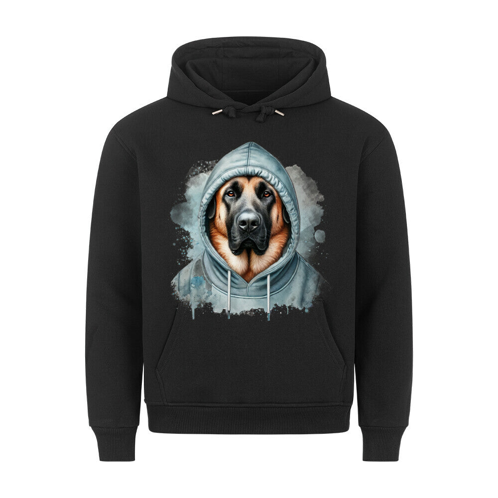 Premium Hoodie "Kangal falb Hooded" Schwarz – hunde-shirt.de