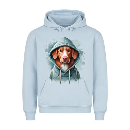 Premium Hoodie "Nova Scotia Duck Tolling Retriever Hooded" Babyblau – hunde-shirt.de