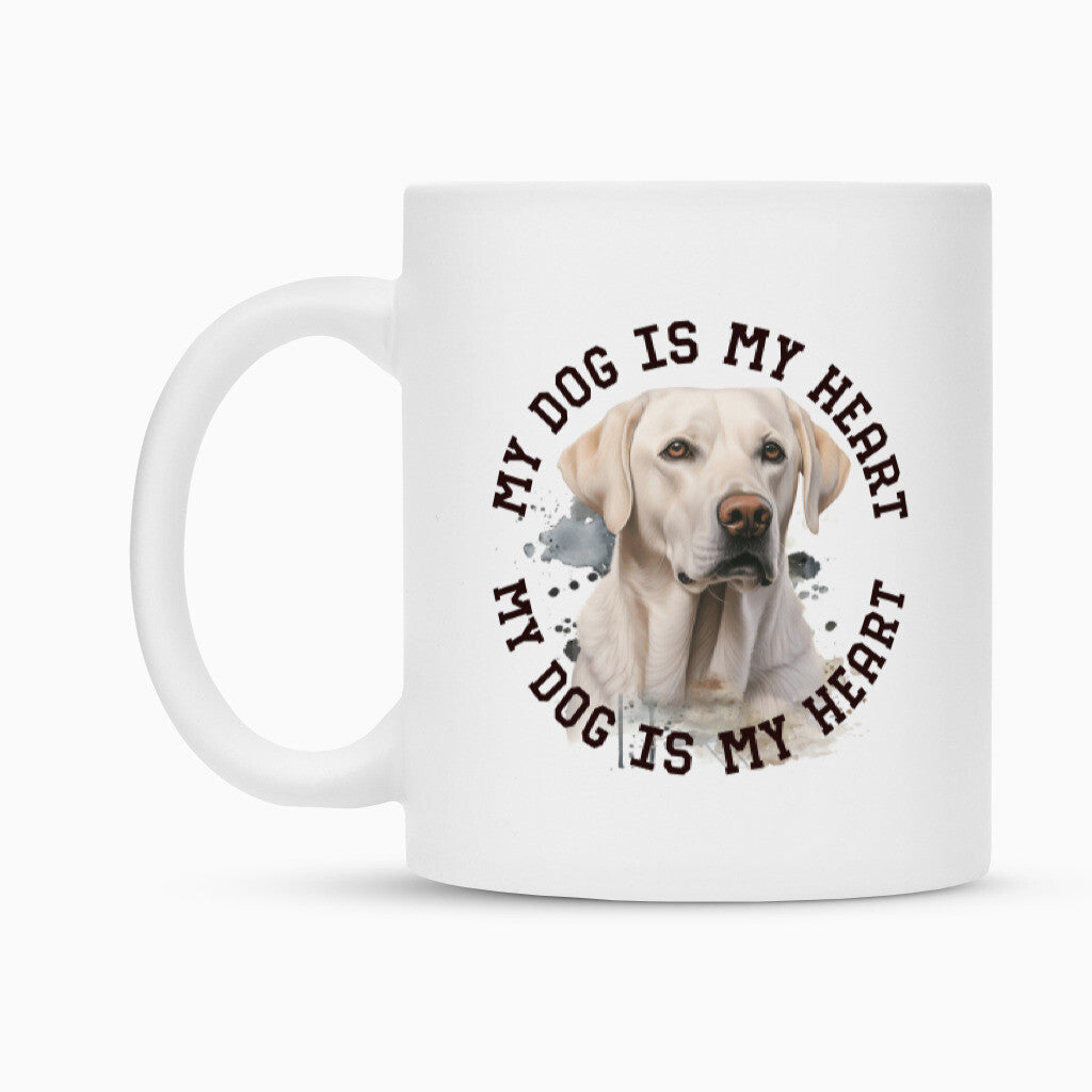 Tasse "Labrador Retriever HEART" – hunde-shirt.de