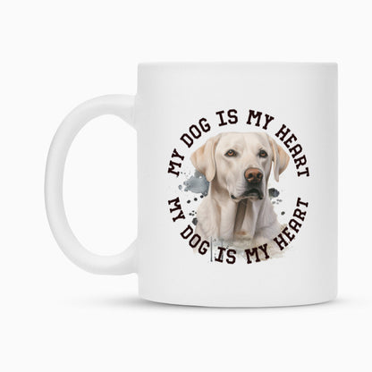 Tasse "Labrador Retriever HEART" – hunde-shirt.de