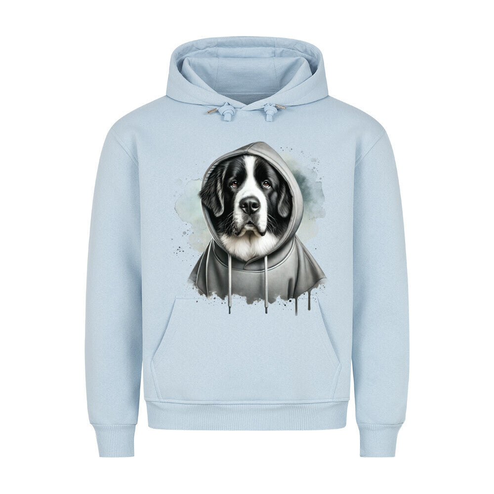 Premium Hoodie "Landseer Hooded" Babyblau – hunde-shirt.de