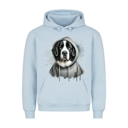 Premium Hoodie "Landseer Hooded" Babyblau – hunde-shirt.de