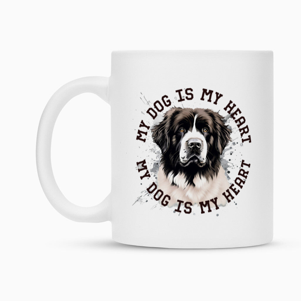 Tasse "Landseer HEART" – hunde-shirt.de