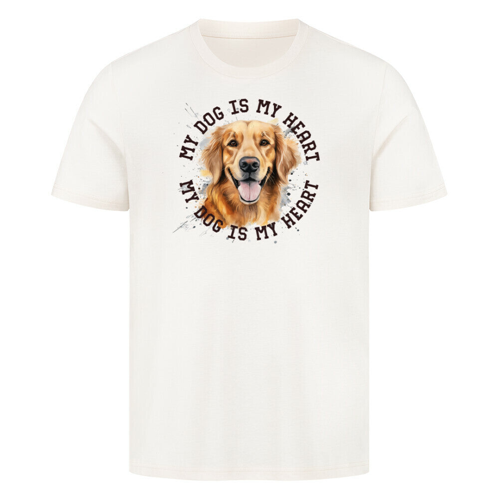 Premium T-Shirt "Hovawart HEART" Natural Raw – hunde-shirt.de