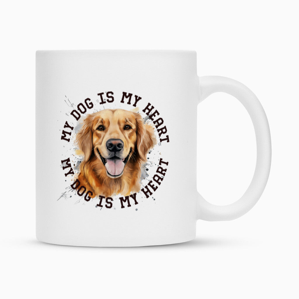 Tasse "Hovawart HEART" Weiß – hunde-shirt.de