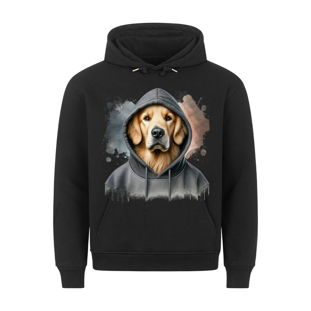 Premium Hoodie "Hovawart Hooded" Schwarz – hunde-shirt.de
