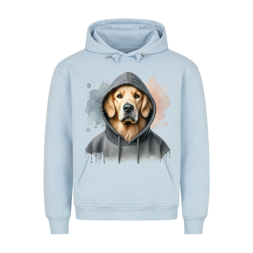 Premium Hoodie "Hovawart Hooded" Babyblau – hunde-shirt.de