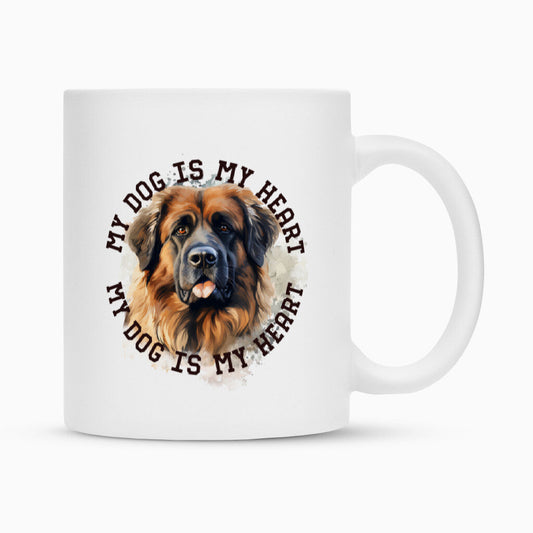 Tasse "Leonberger HEART" Weiß – hunde-shirt.de