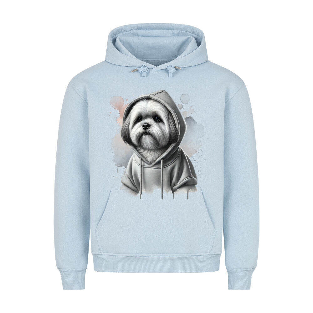 Premium Hoodie "Lhasa Apso Hooded" Babyblau – hunde-shirt.de