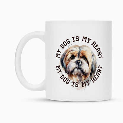 Tasse "Lhasa Apso HEART 2" – hunde-shirt.de