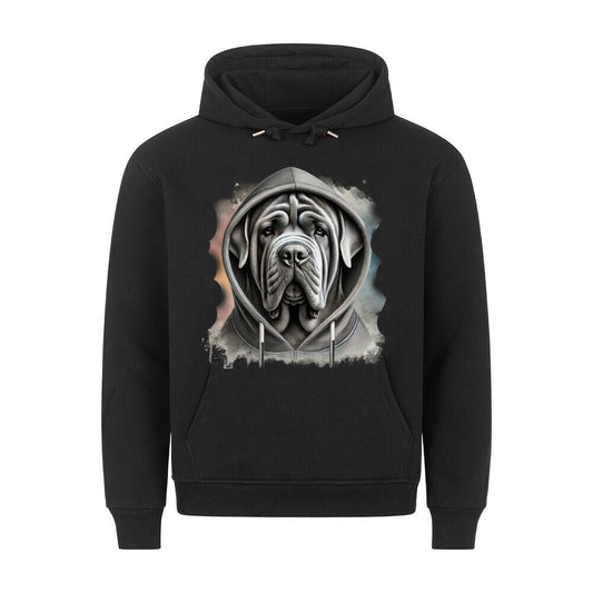 Premium Hoodie "Mastino Napoletano Hooded" Schwarz – hunde-shirt.de