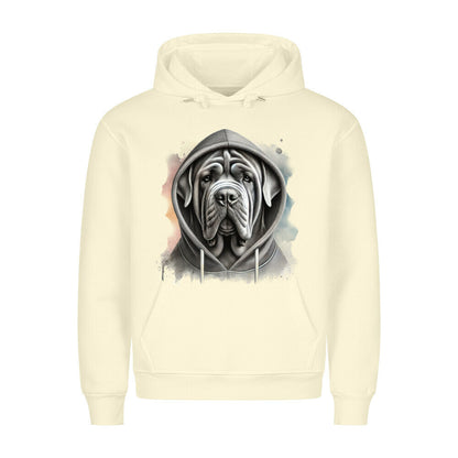 Premium Hoodie "Mastino Napoletano Hooded" Beige – hunde-shirt.de